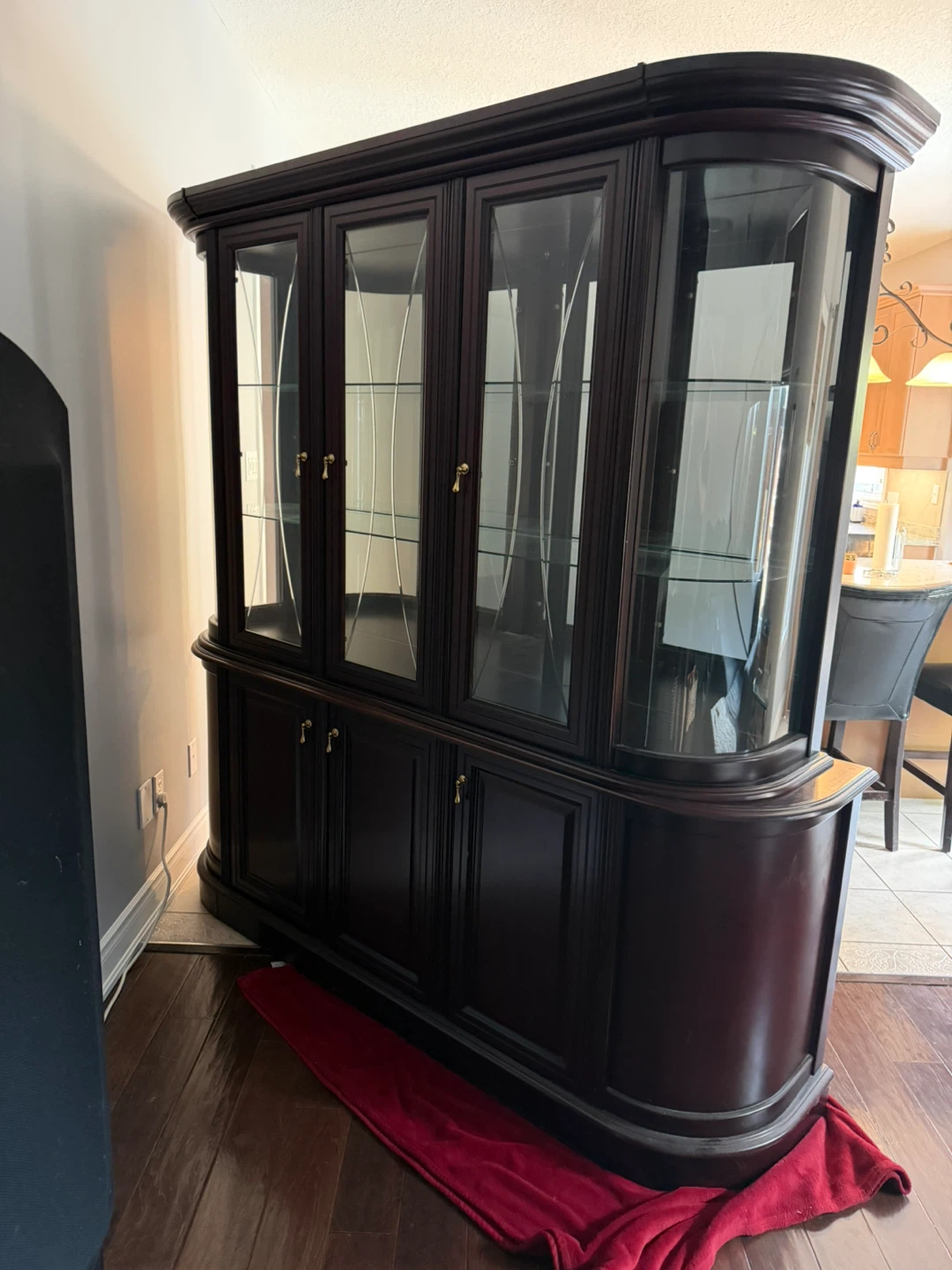 Dining Set with Table, Chairs, and China Cabinet - photo 4
