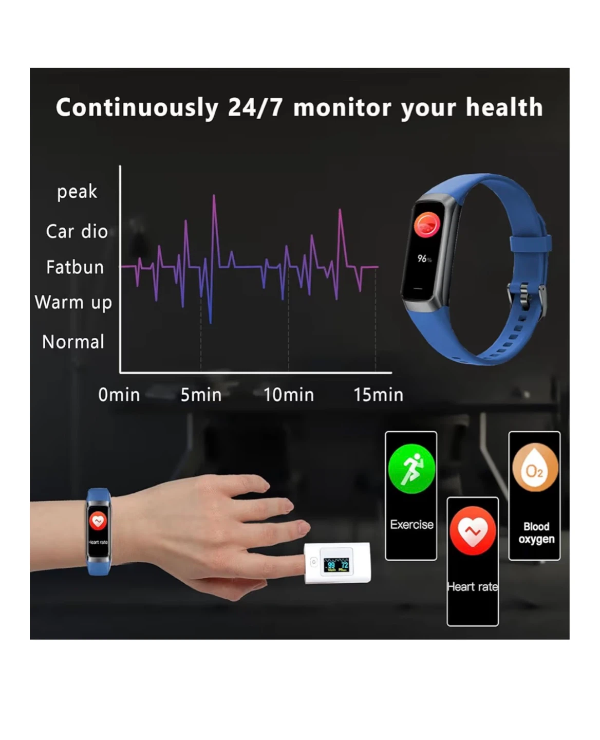 Smart Watch Fitness Tracker - photo 3
