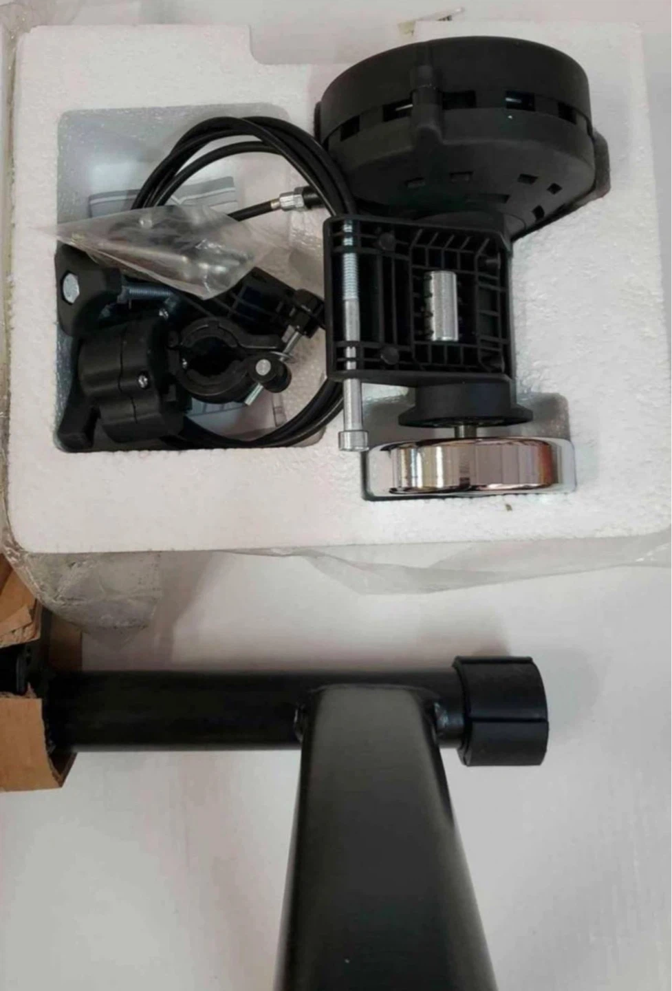 Black Indoor Bicycle Trainer Stand - photo 4
