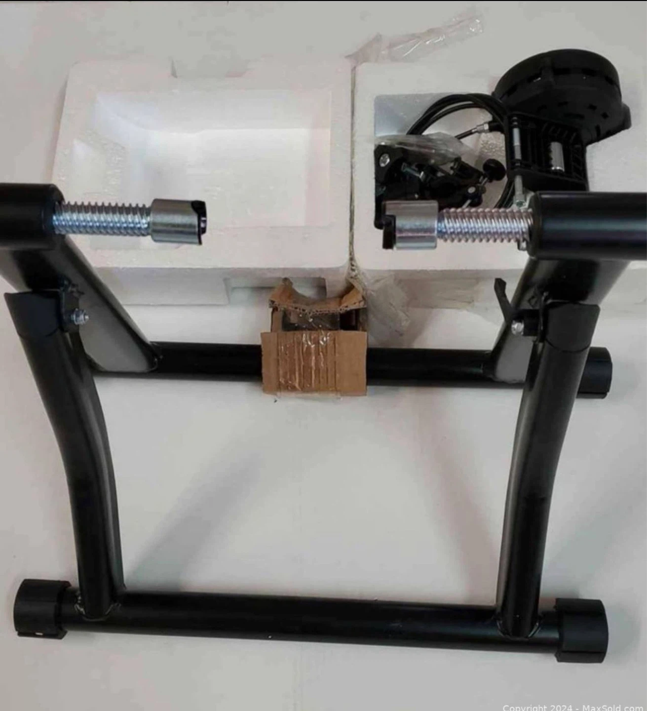 Black Indoor Bicycle Trainer Stand - photo 2