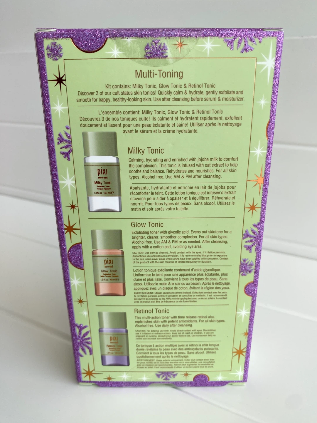 New! Pixi Multi-Toning Skintreats Set retinol, milky, glow - photo 2