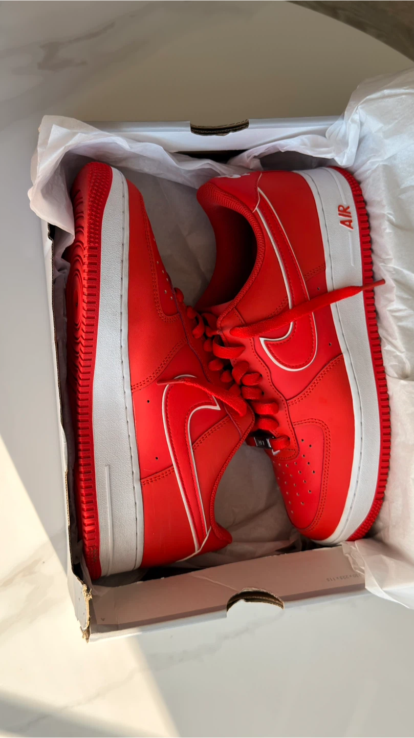 Nike Air Force 1 Low Red Size 9.5 - photo 3