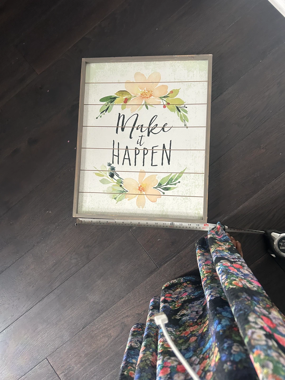 Make It Happen Wood Sign - photo 3