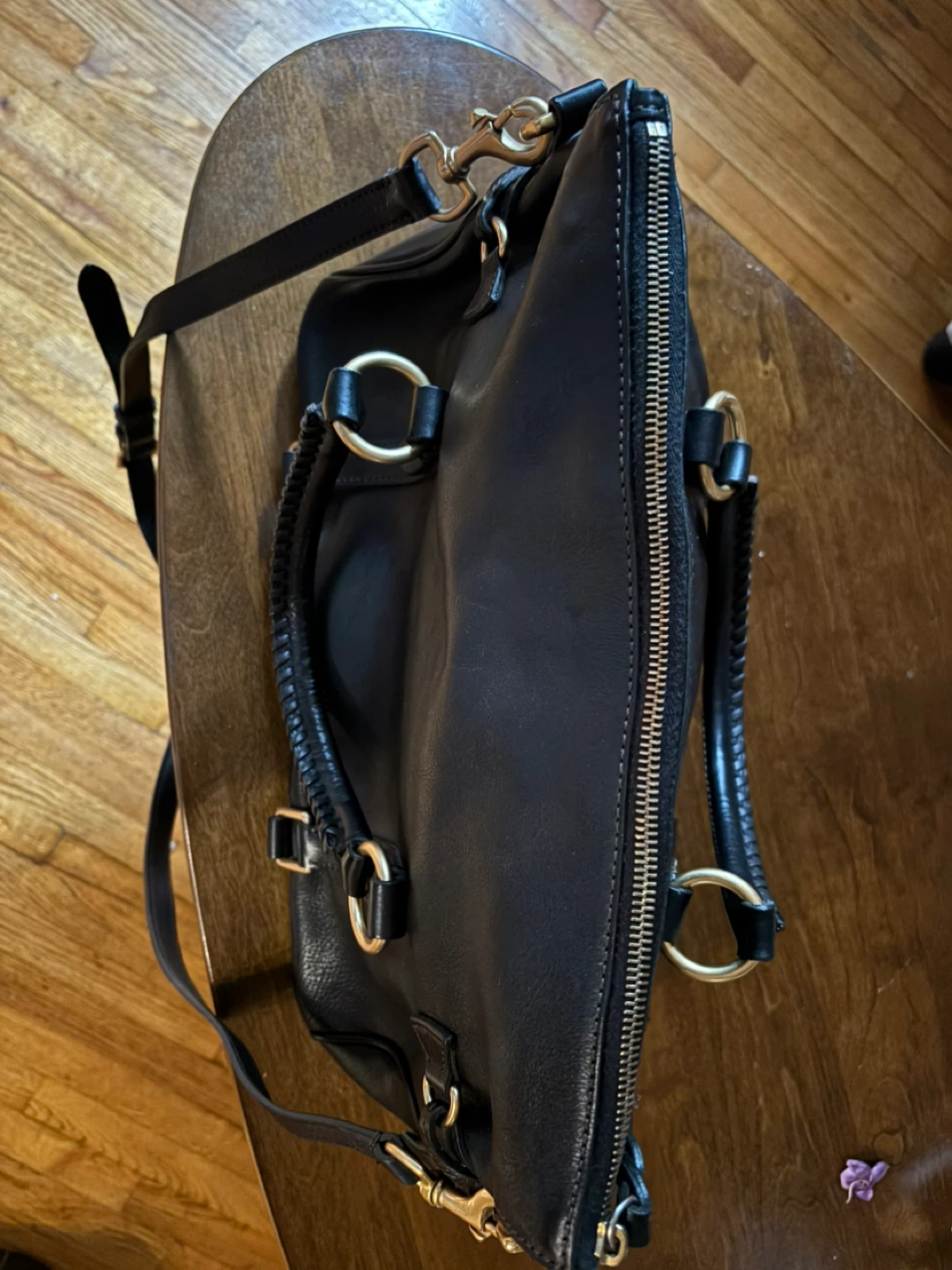 Dooney & Bourke Black Leather Satchel Handbag - photo 4
