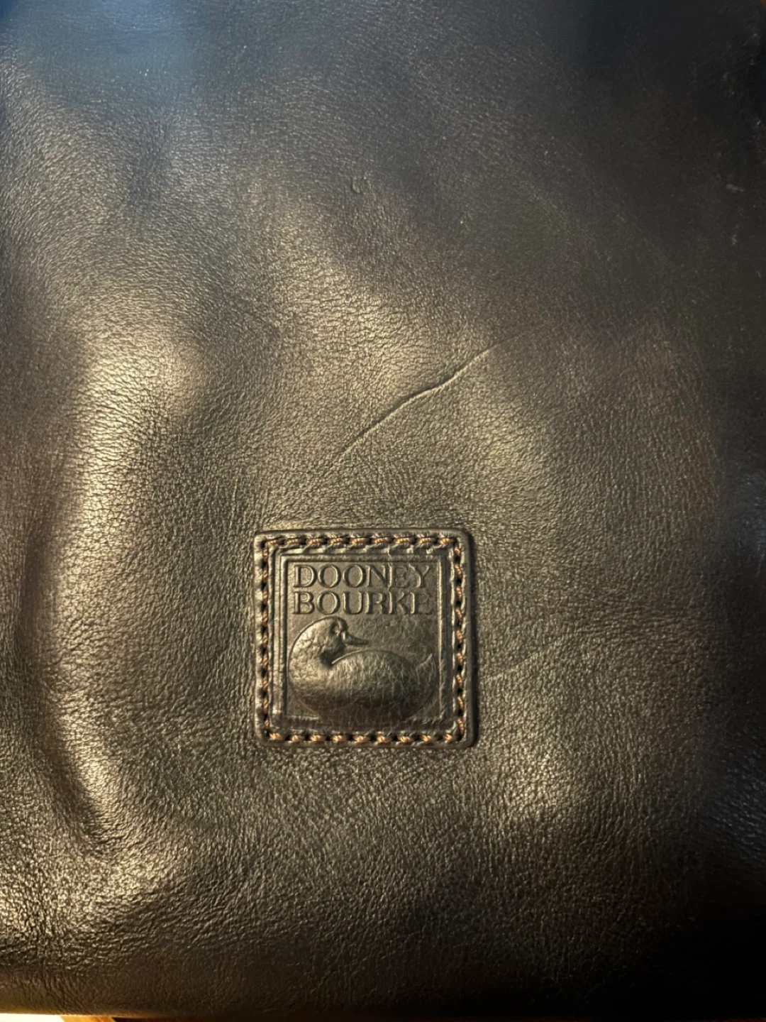 Dooney & Bourke Black Leather Satchel Handbag - photo 2