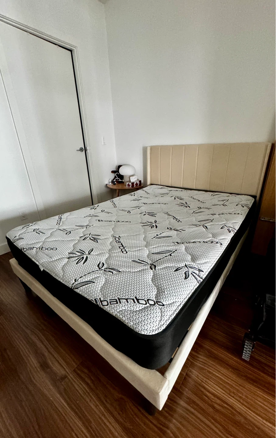 Bed frame and mattress