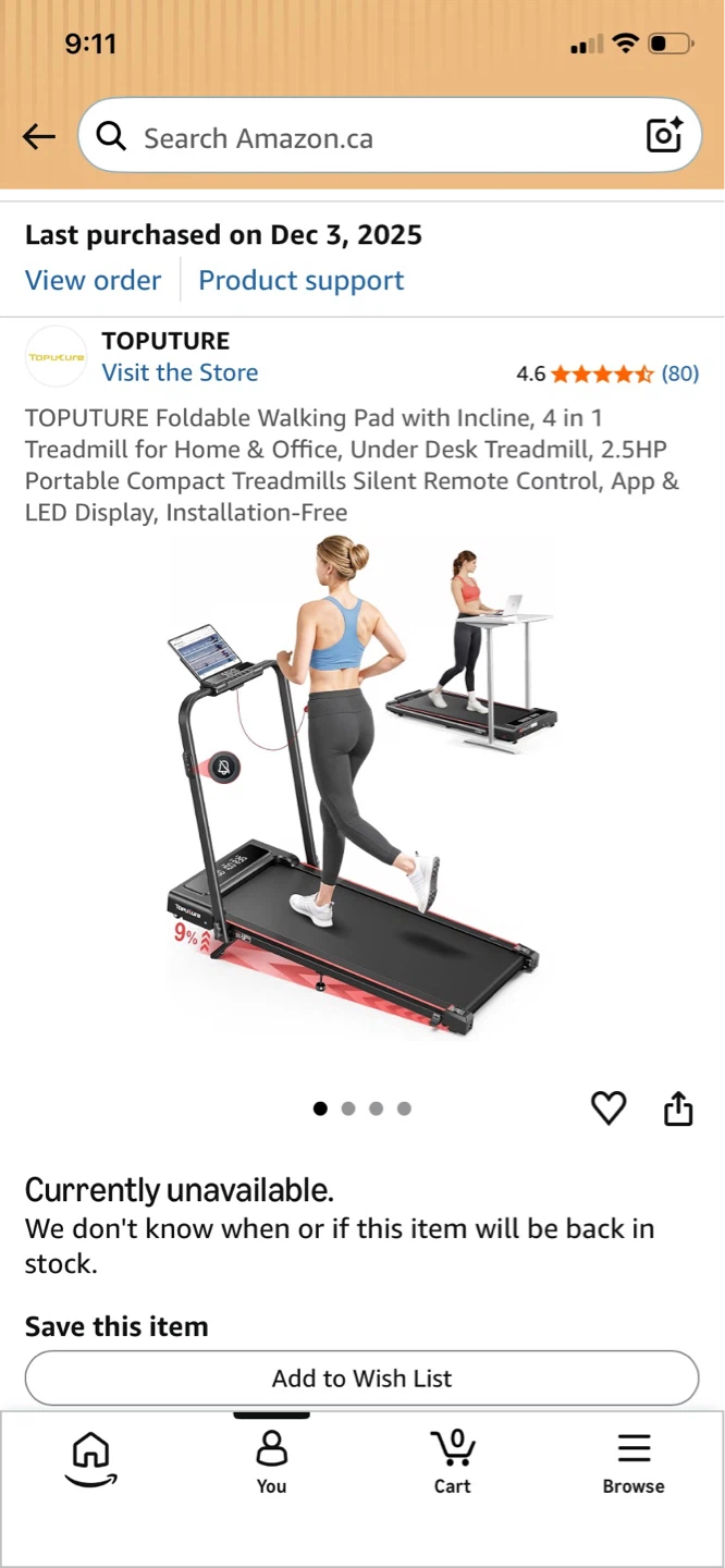 TOPUTURE Foldable Walking Pad Treadmill - photo 3