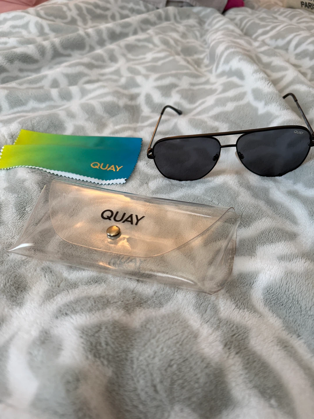QUAY High Key 126 Polarized Aviator Sunglasses