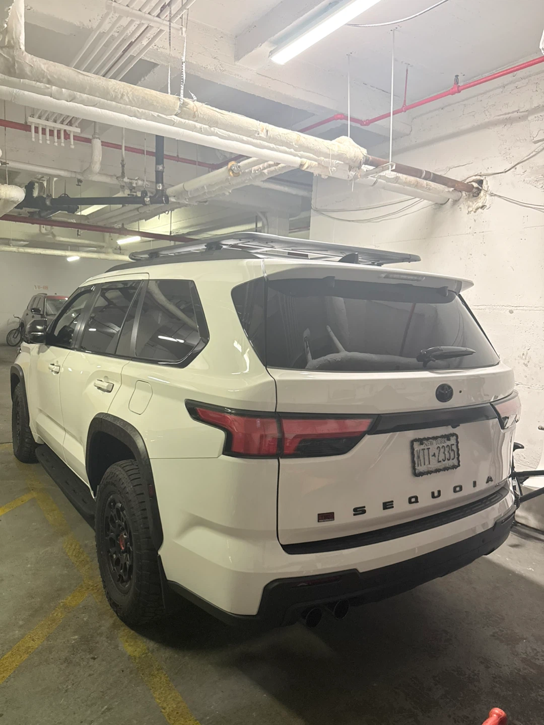 White Toyota Sequoia TRD Pro SUV