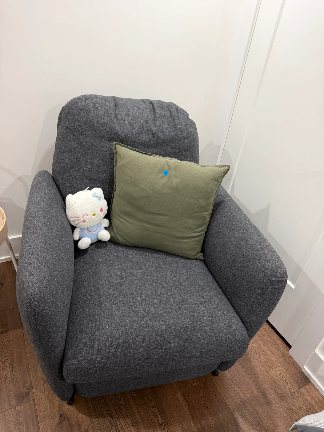 Ikea Grey Recliner Armchair