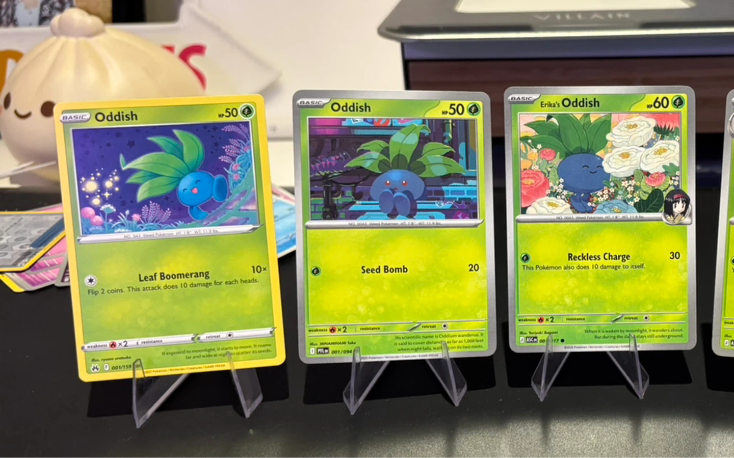 Oddish and Gloom Pokemon Card Bundle 🍃