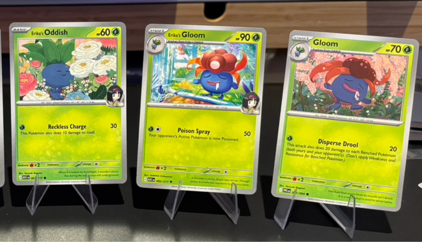 Oddish and Gloom Pokemon Card Bundle 🍃 - photo 2