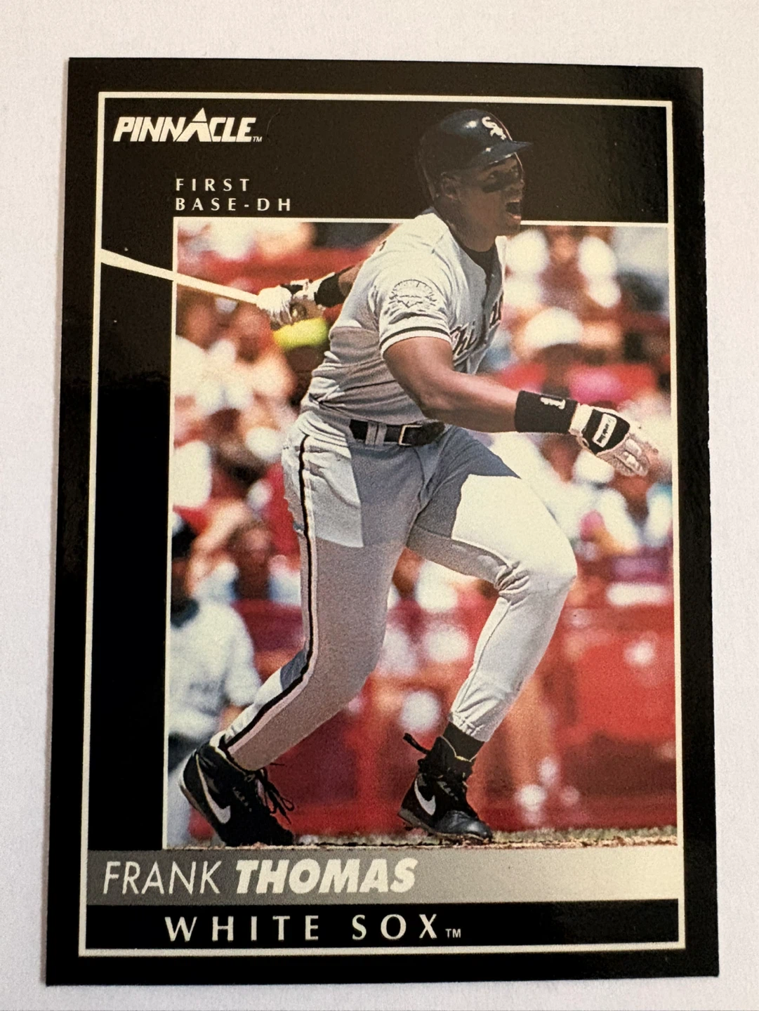 1991 Pinnacle Frank Thomas Baseball Card