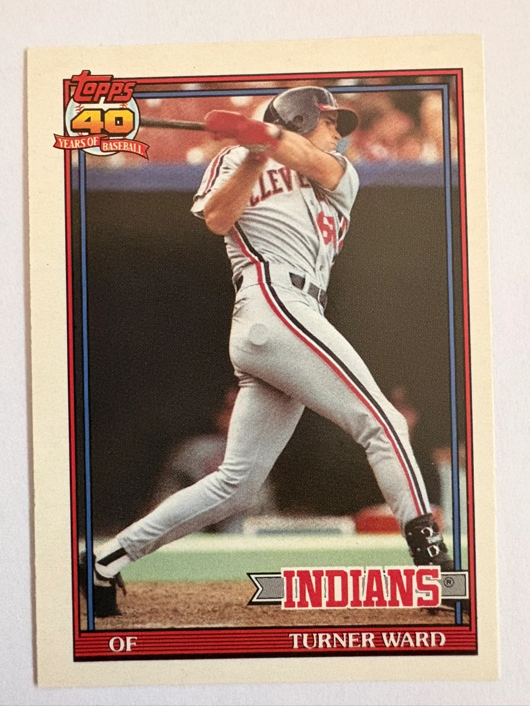 1990 Topps Turner Ward Baseball Card