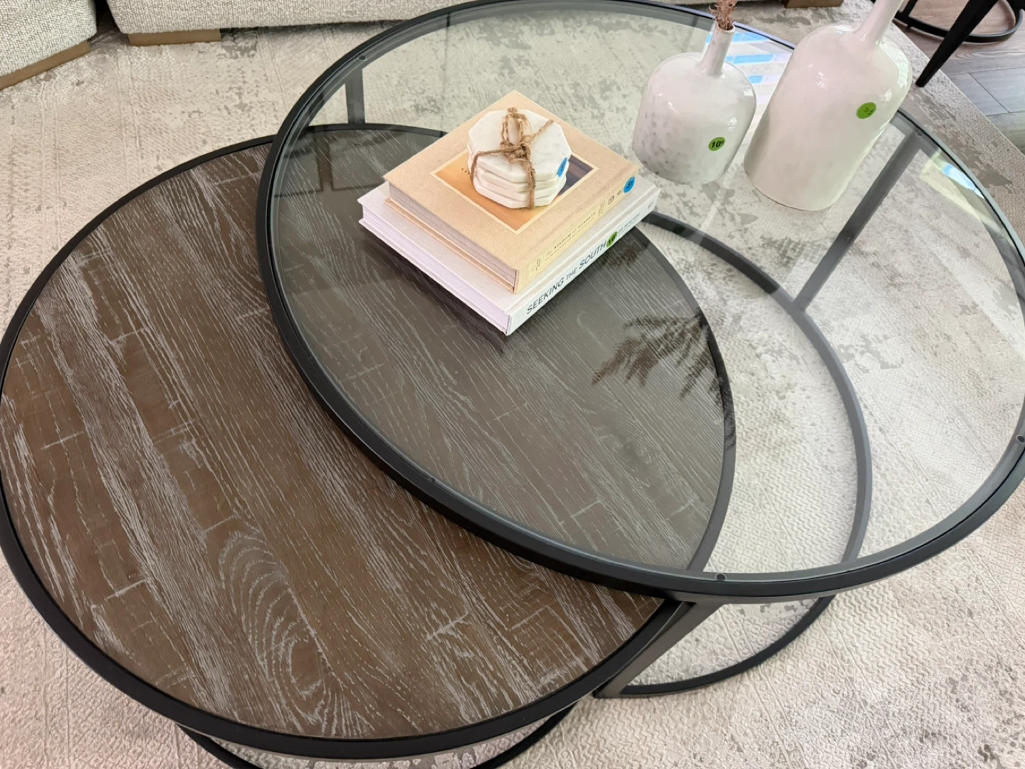 Urban barn Nesting Round Coffee Tables - photo 2