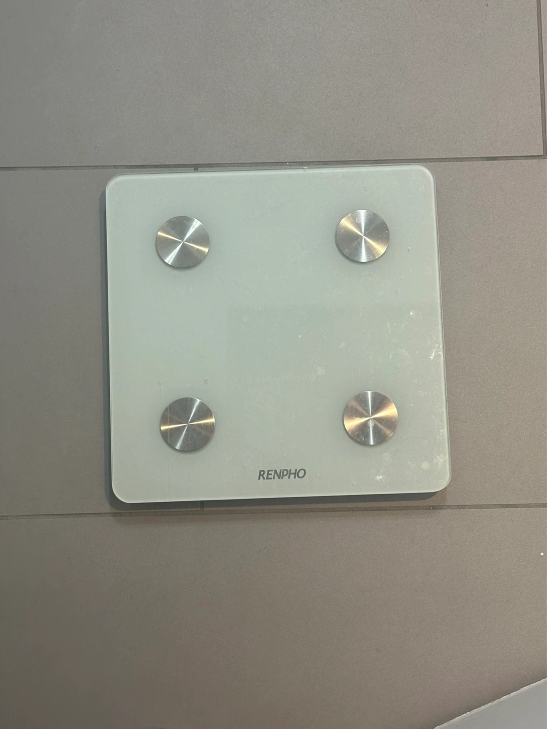 Renpho White Glass Digital Body Weight Scale