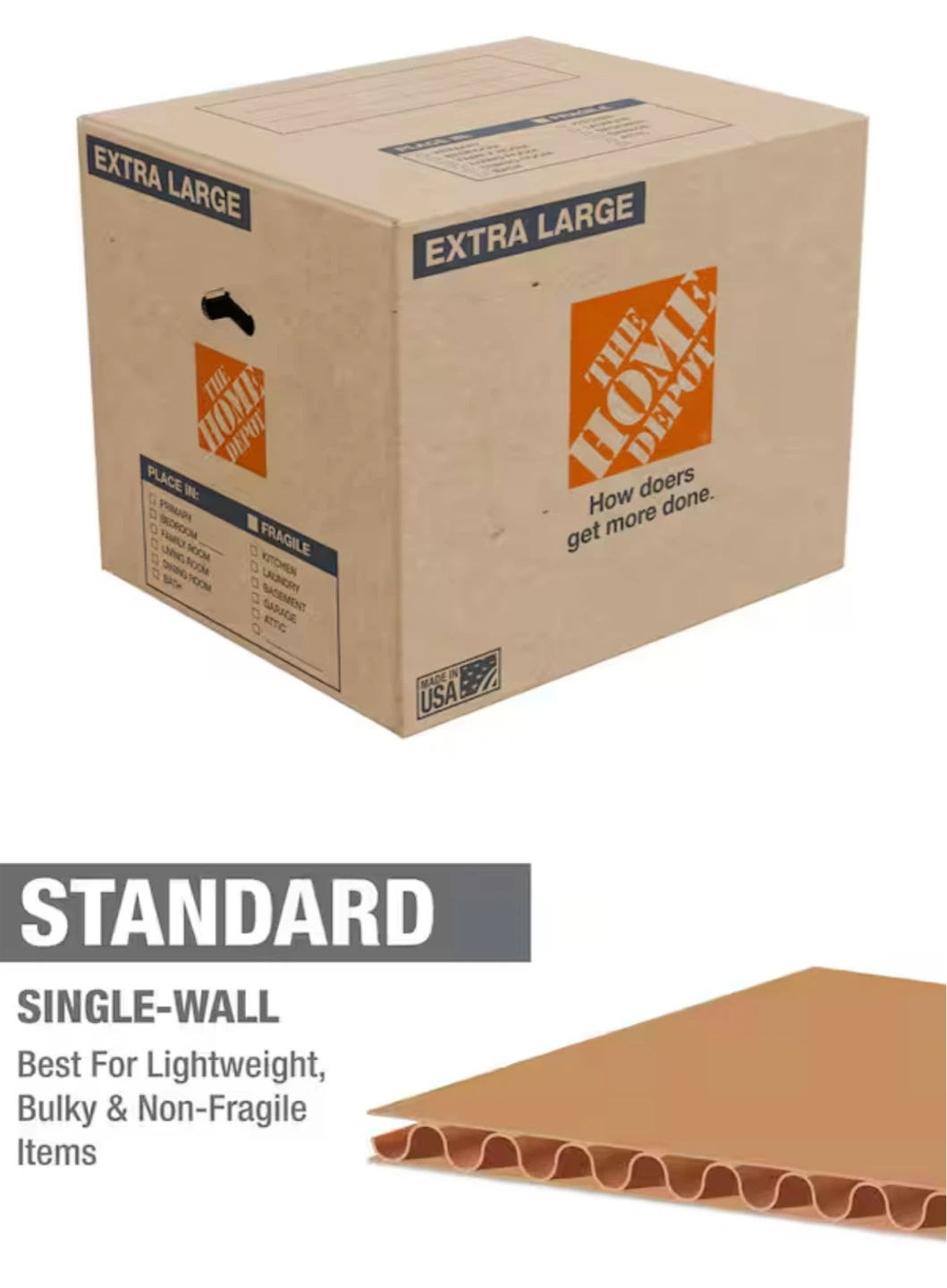 The Home Depot Extra Large Moving Box- 3 boxes - photo 2