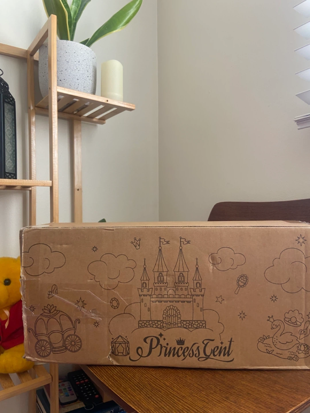👑 Princess Castle Play Tent with Star Lights – BRAND NEW 👑