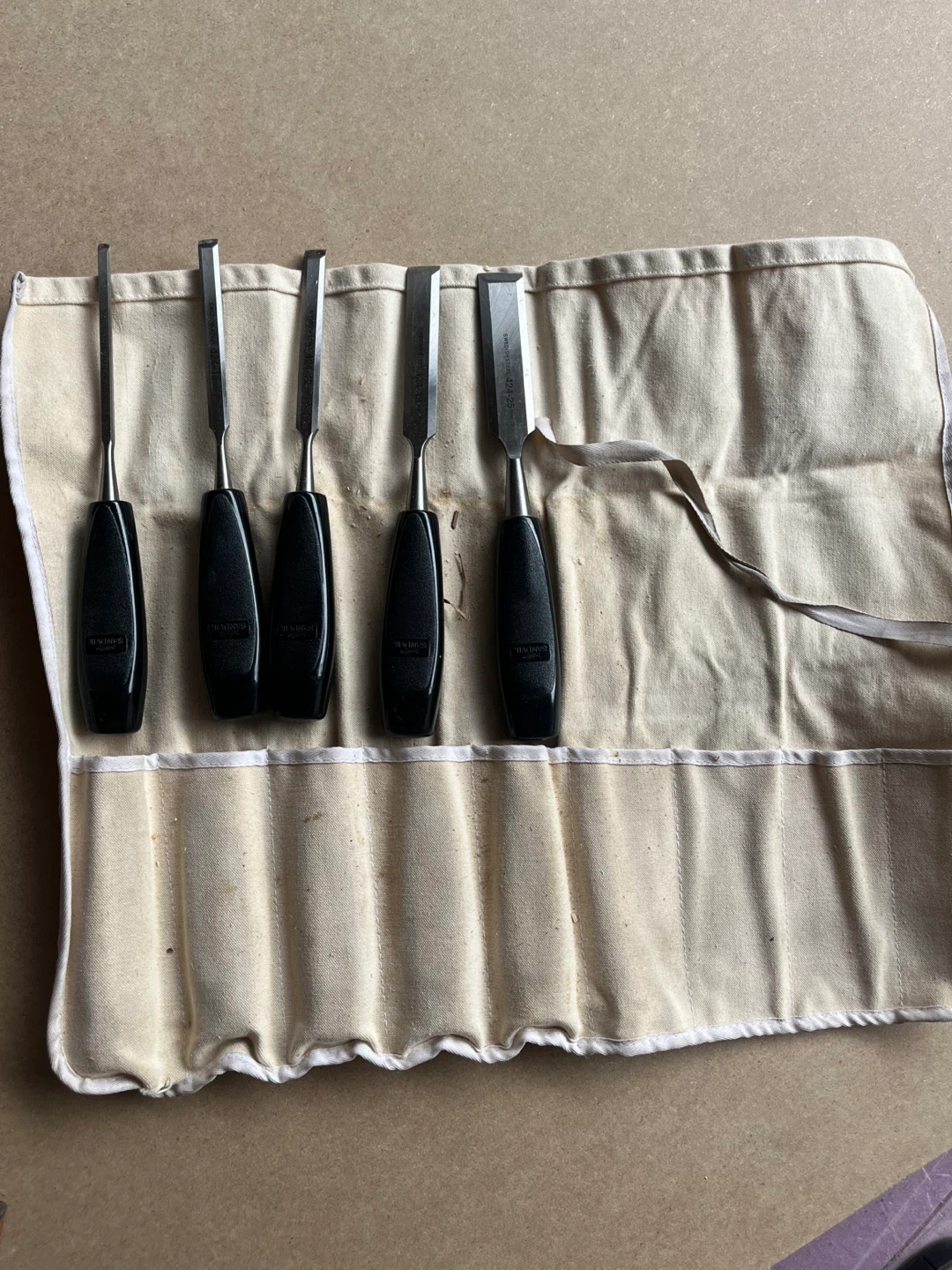 SANDVIK Wood Chisels Set - photo 3