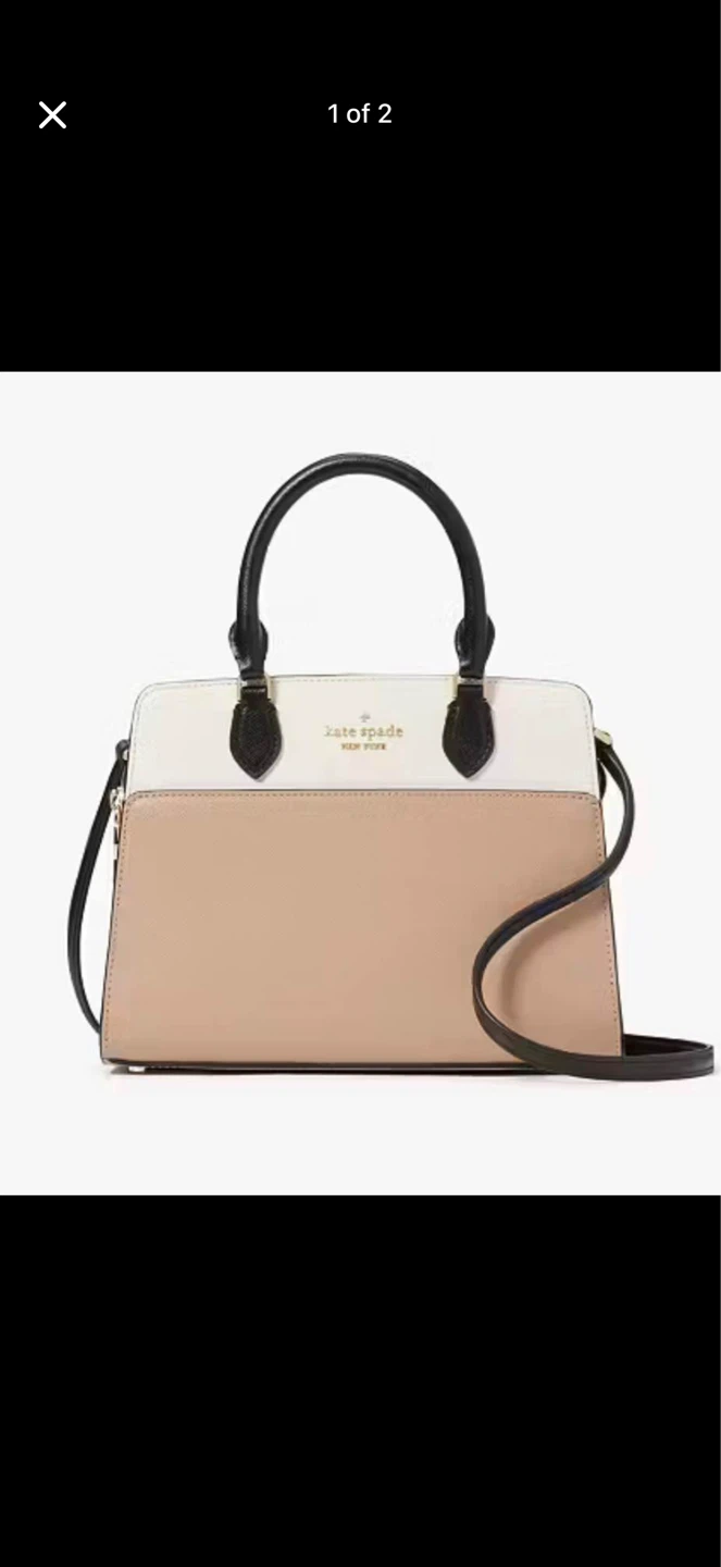 Kate Spade Satchel Bag - Beige/White/Black - photo 2