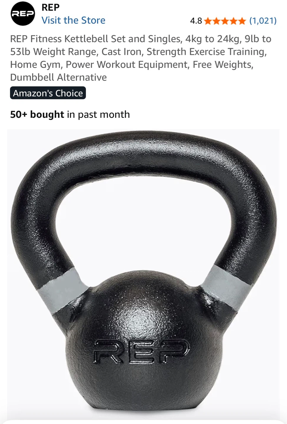 16KG Kettlebell REP Fitness
