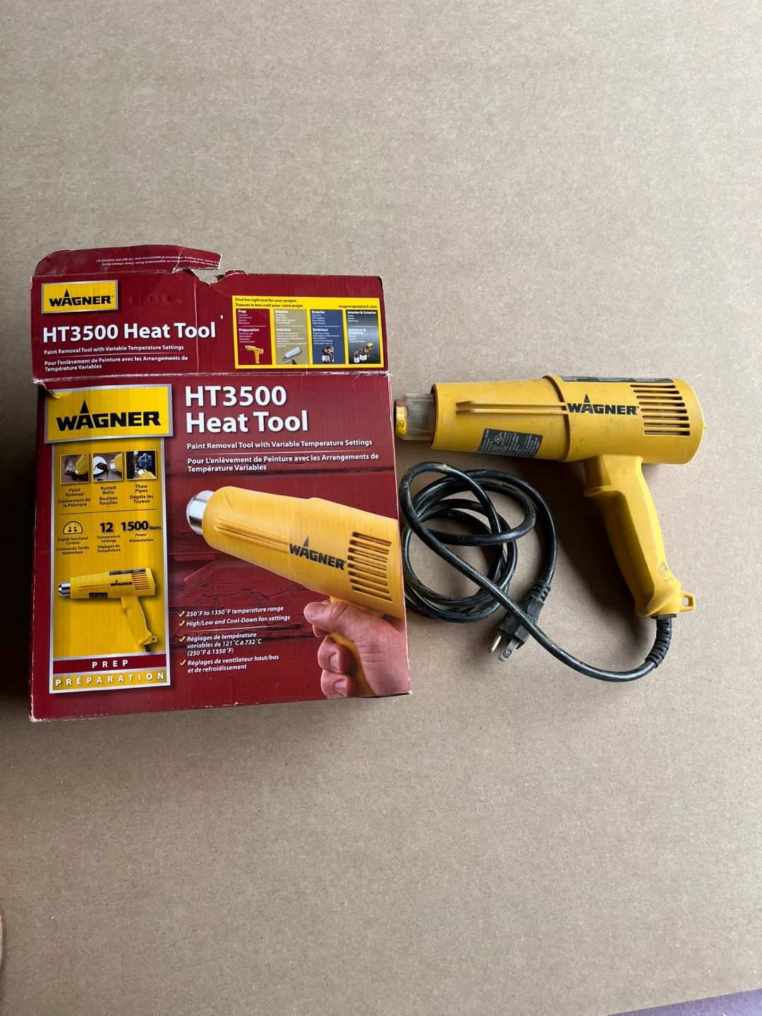 Wagner HT3500 Heat Tool with Accessories