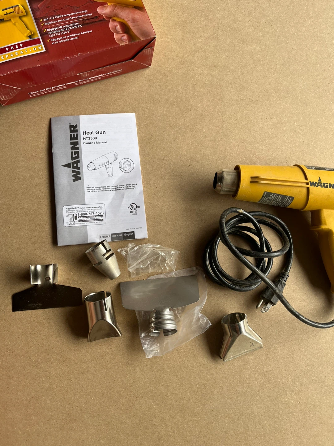 Wagner HT3500 Heat Tool with Accessories - photo 2