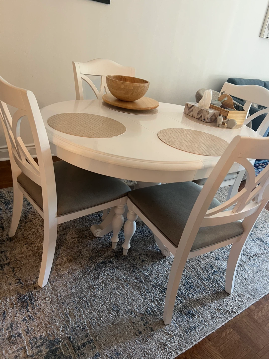 Dining table with chairs