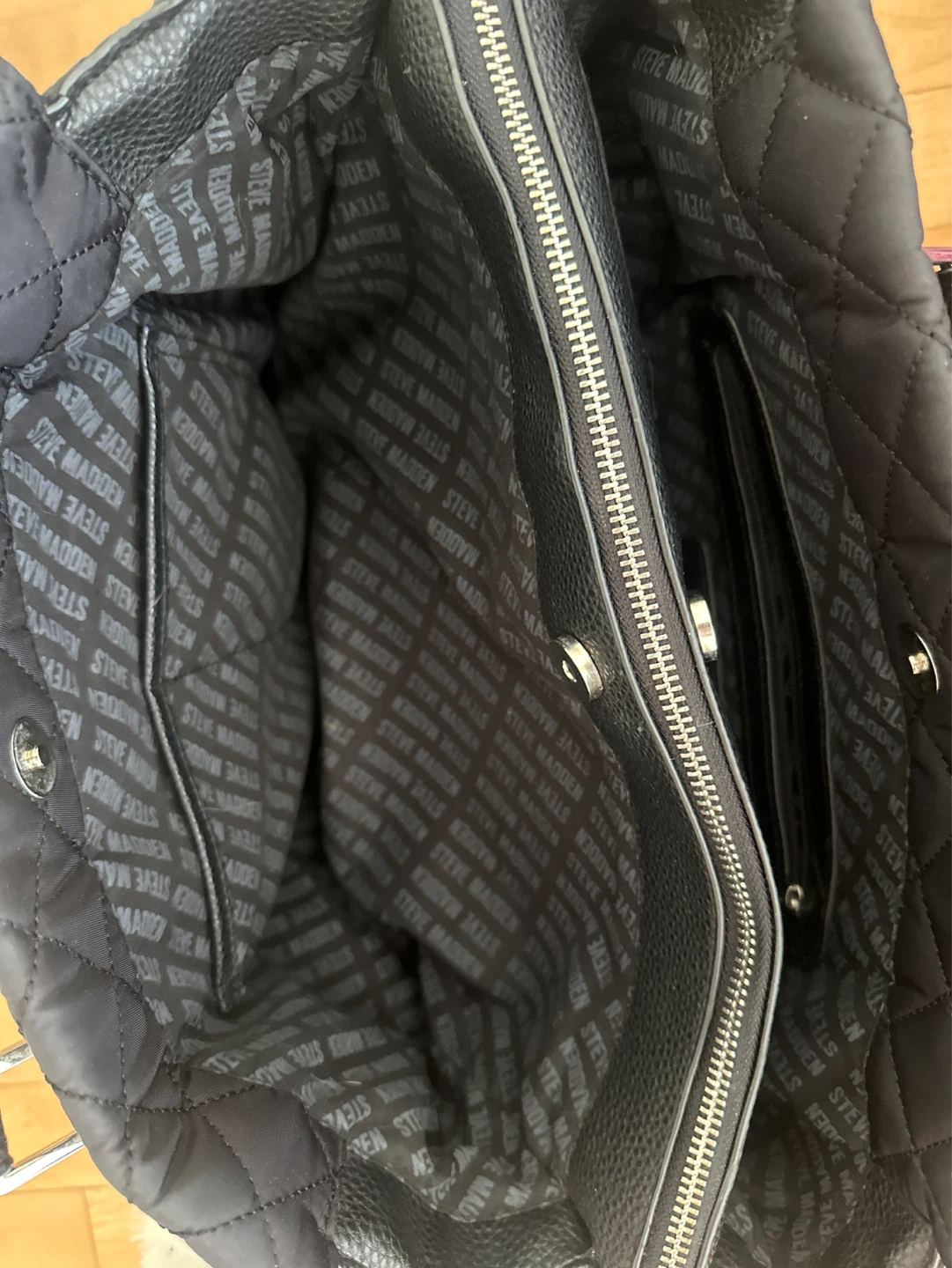 Steve Madden Black Quilted Tote Bag - photo 3