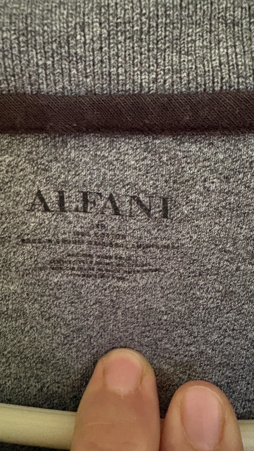 Alfani Men's Grey Short Sleeve Polo Shirt - photo 3