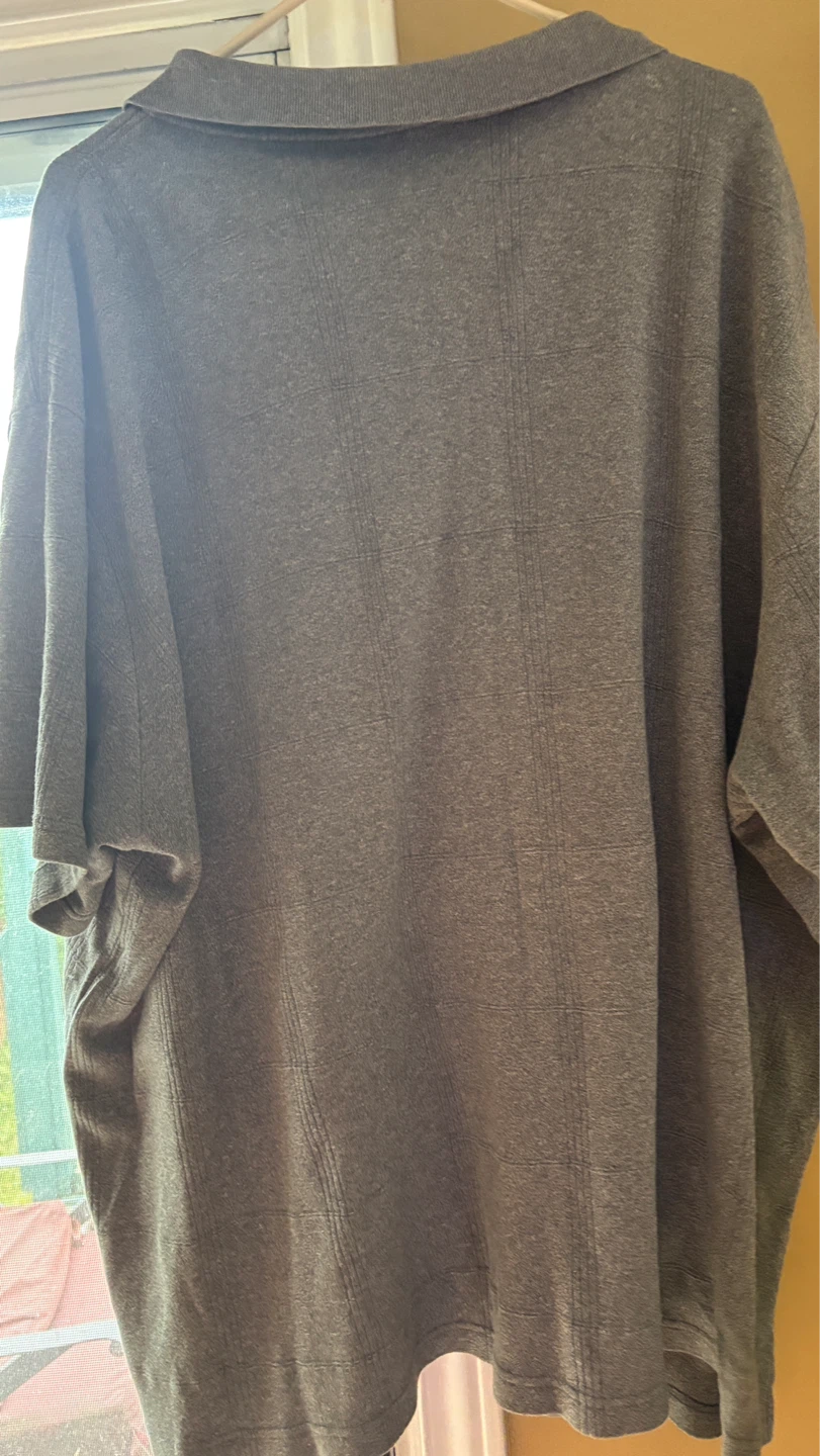 Alfani Men's Grey Short Sleeve Polo Shirt - photo 4
