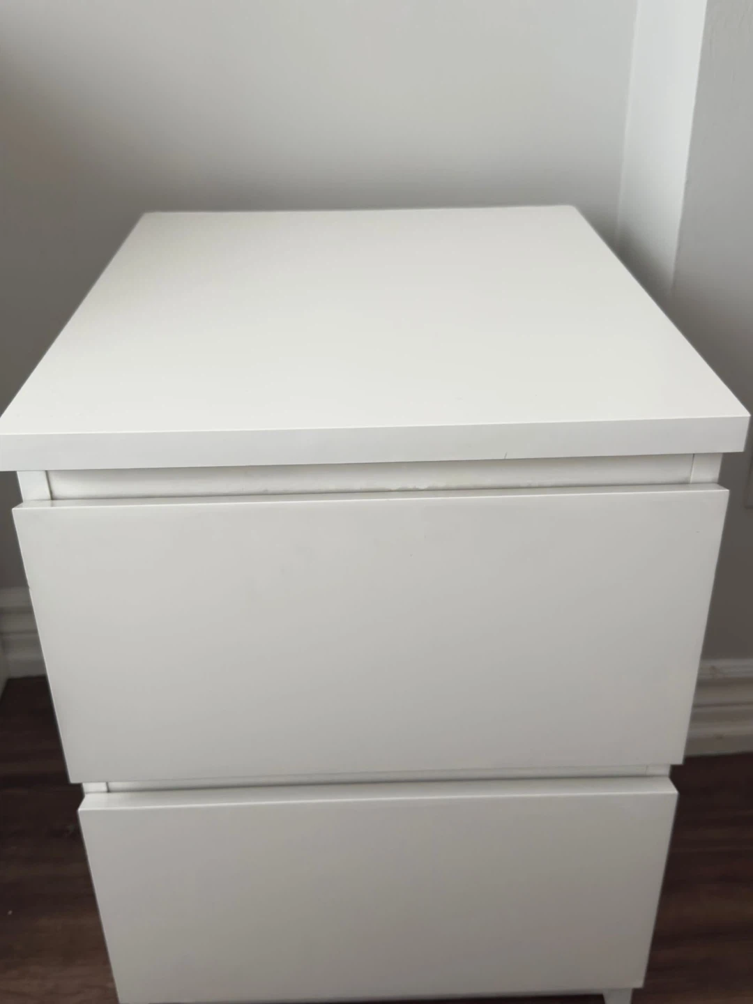 White 3-Drawer Dresser - photo 2