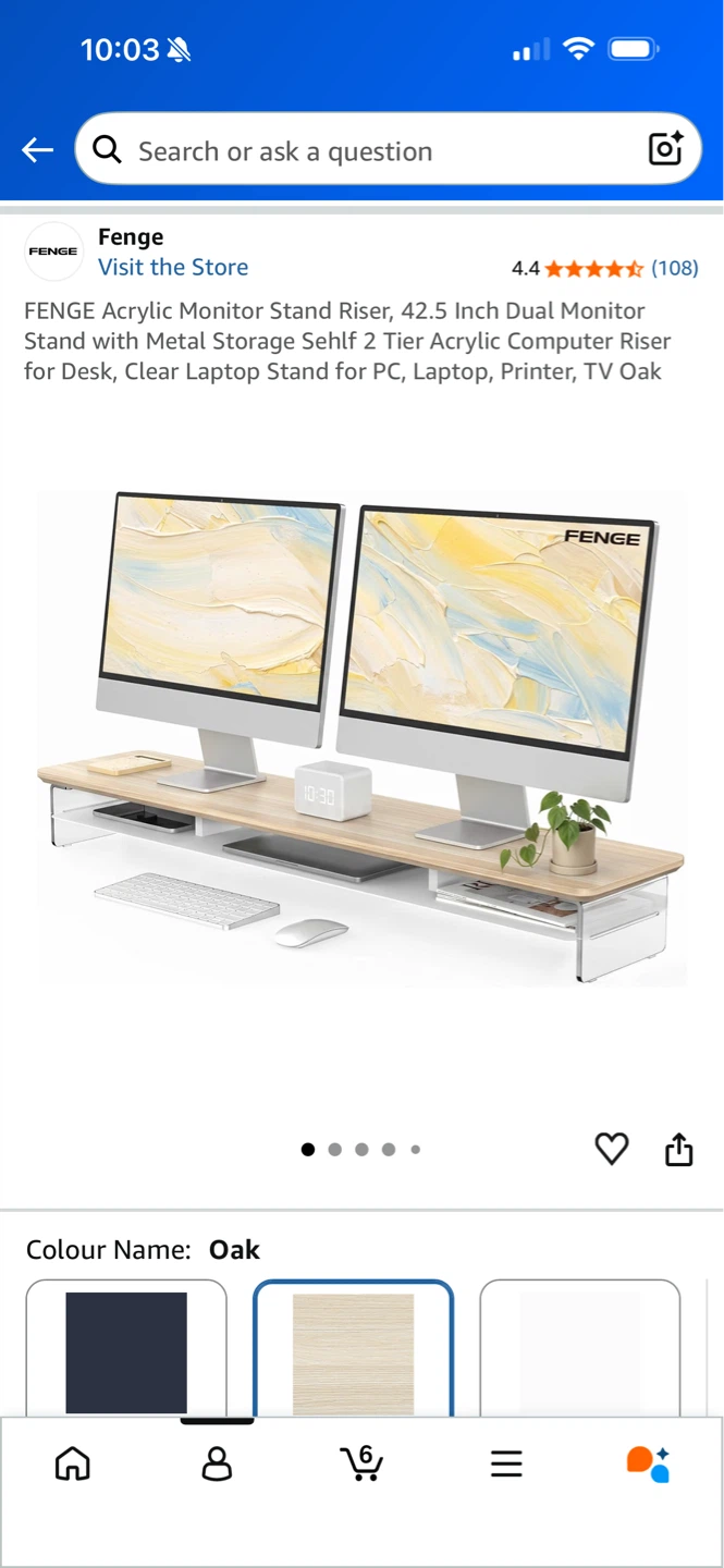 FENGE dual Monitor Stand