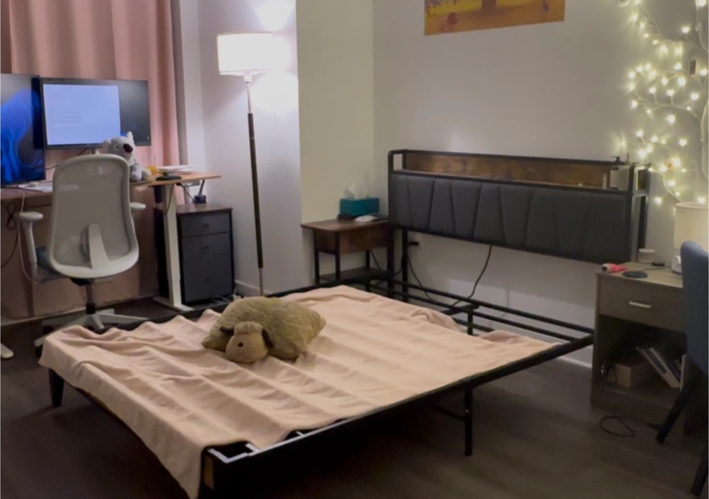Queen Bed Frame with Charging Station - photo 4