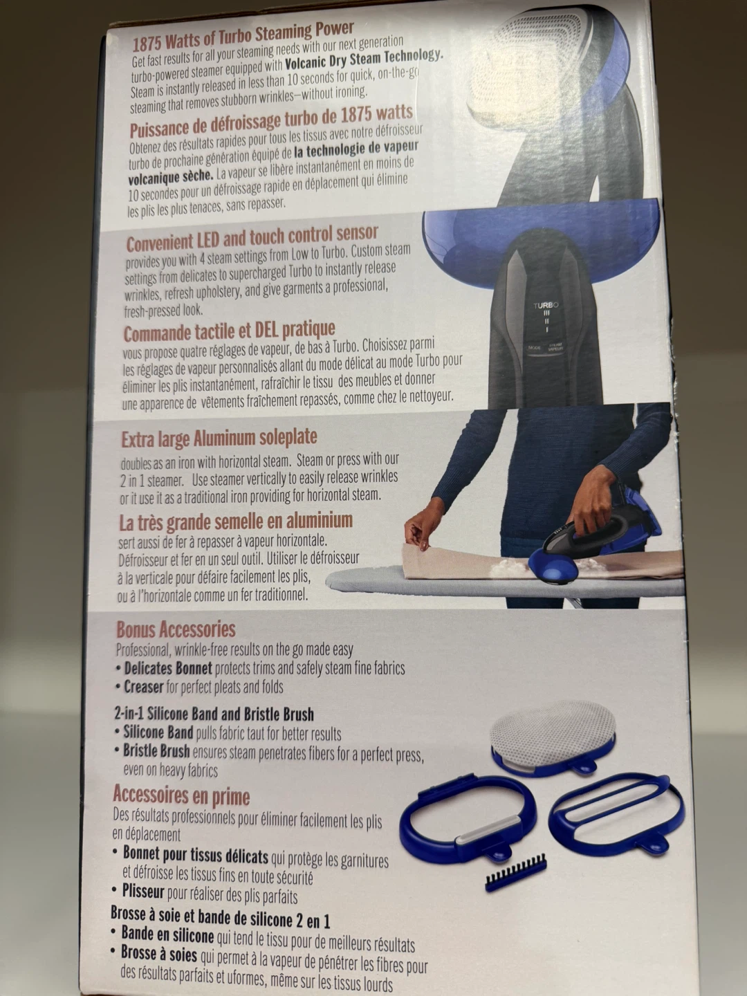 Conair Turbo ExtremeSteam 2-in-1 Handheld Steamer & Iron - photo 2