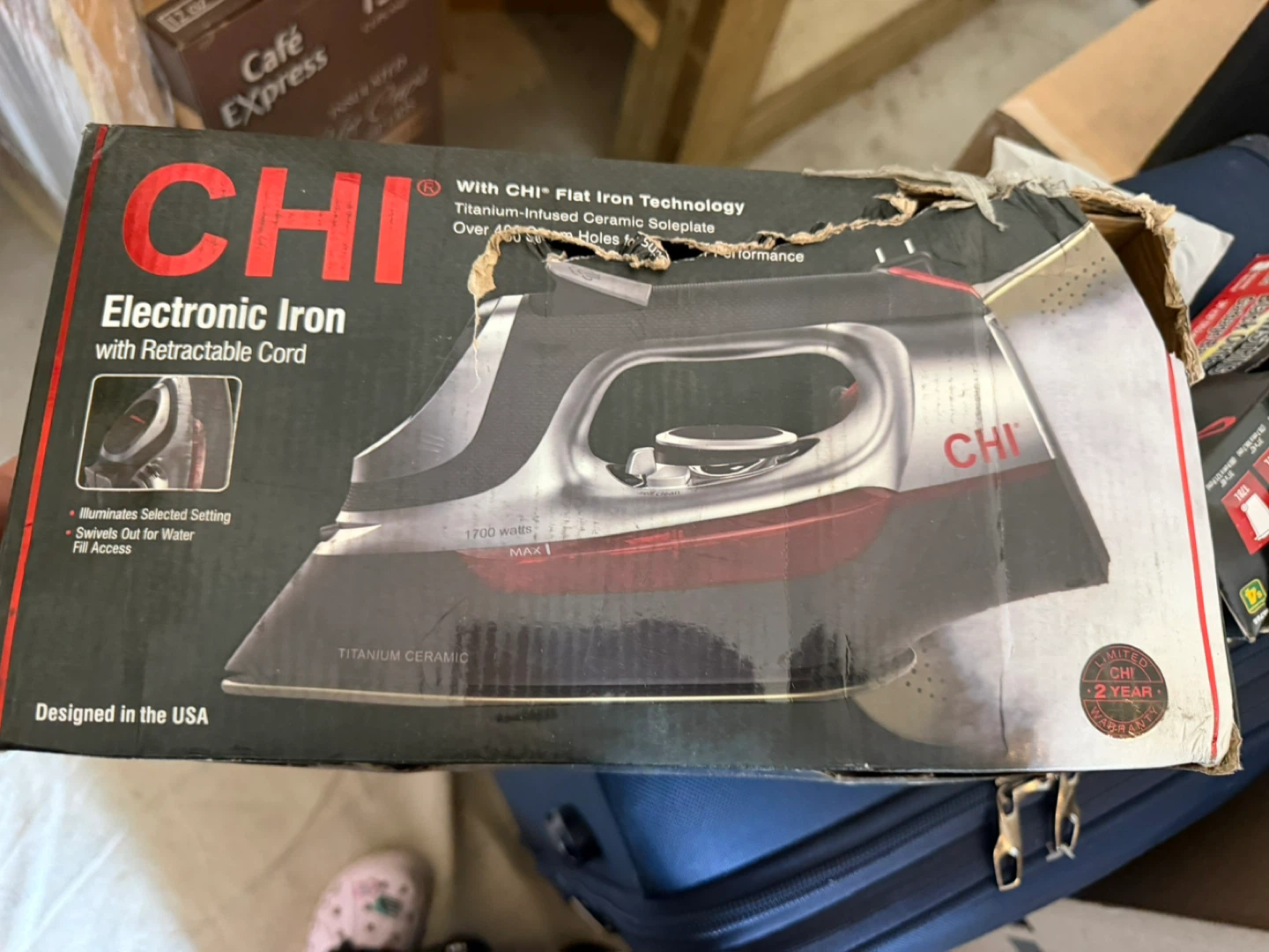 CHI Electronic Iron with Retractable Cord - photo 4