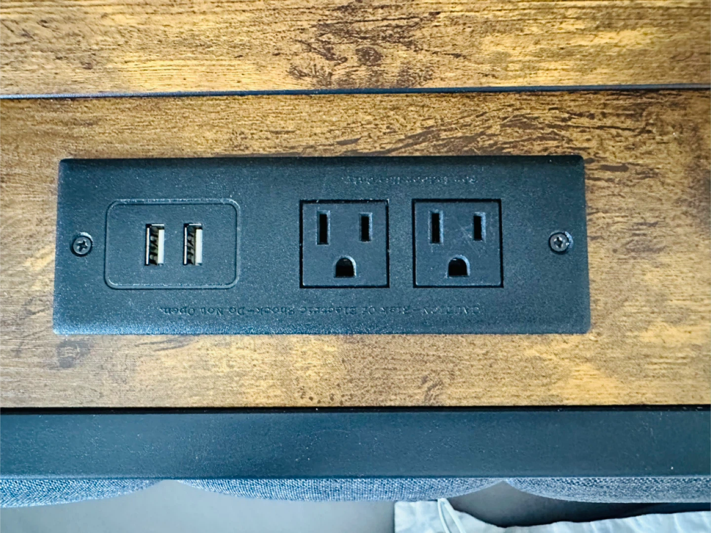 Queen Bed Frame with Charging Station - photo 5