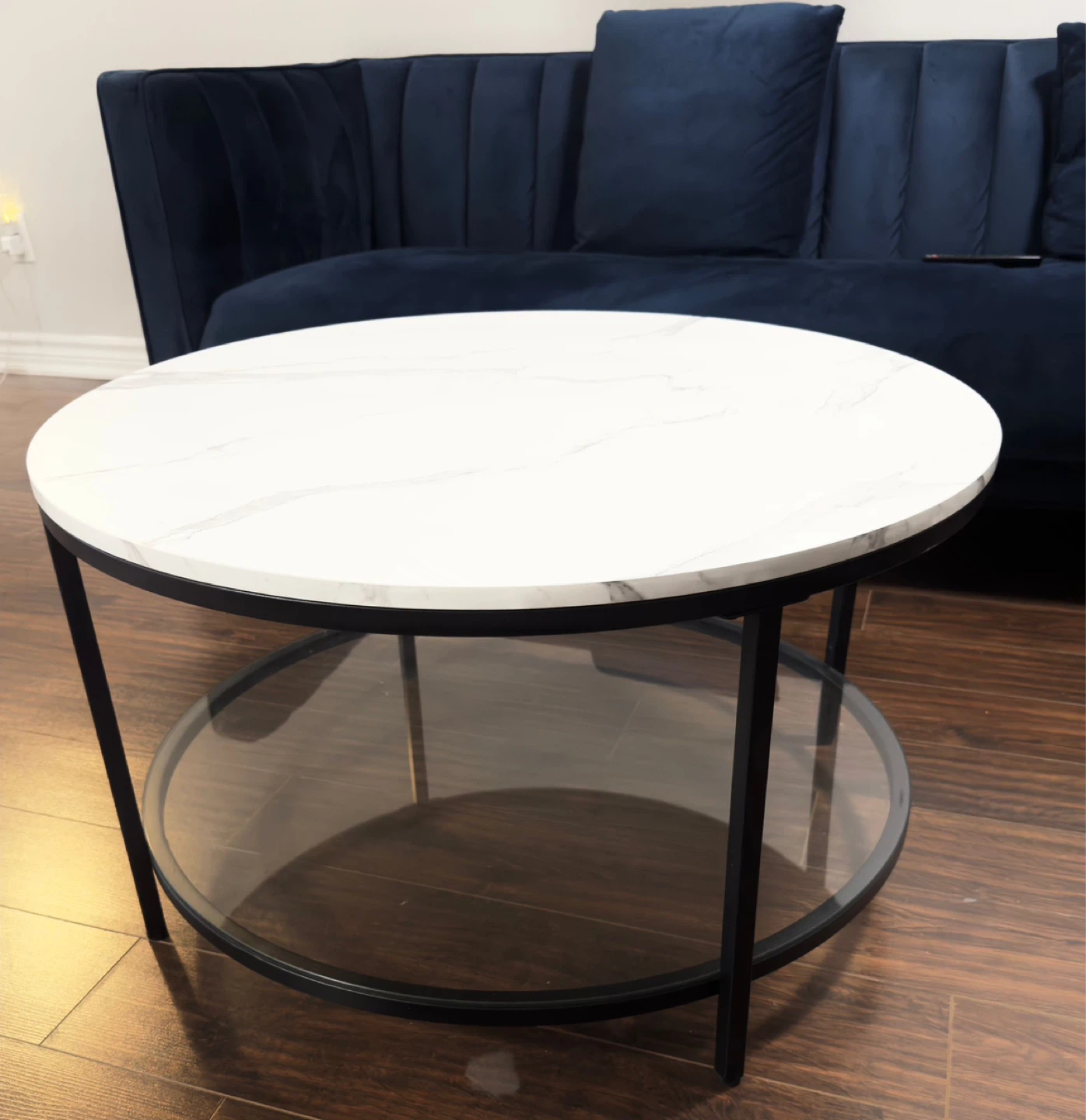 Round Marble Top Coffee Table