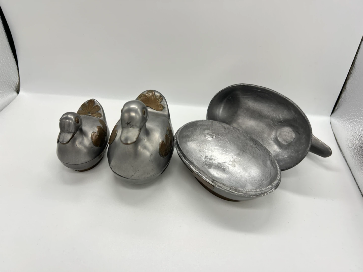 Set of 3 Vintage Duck Trinket Boxes - photo 4