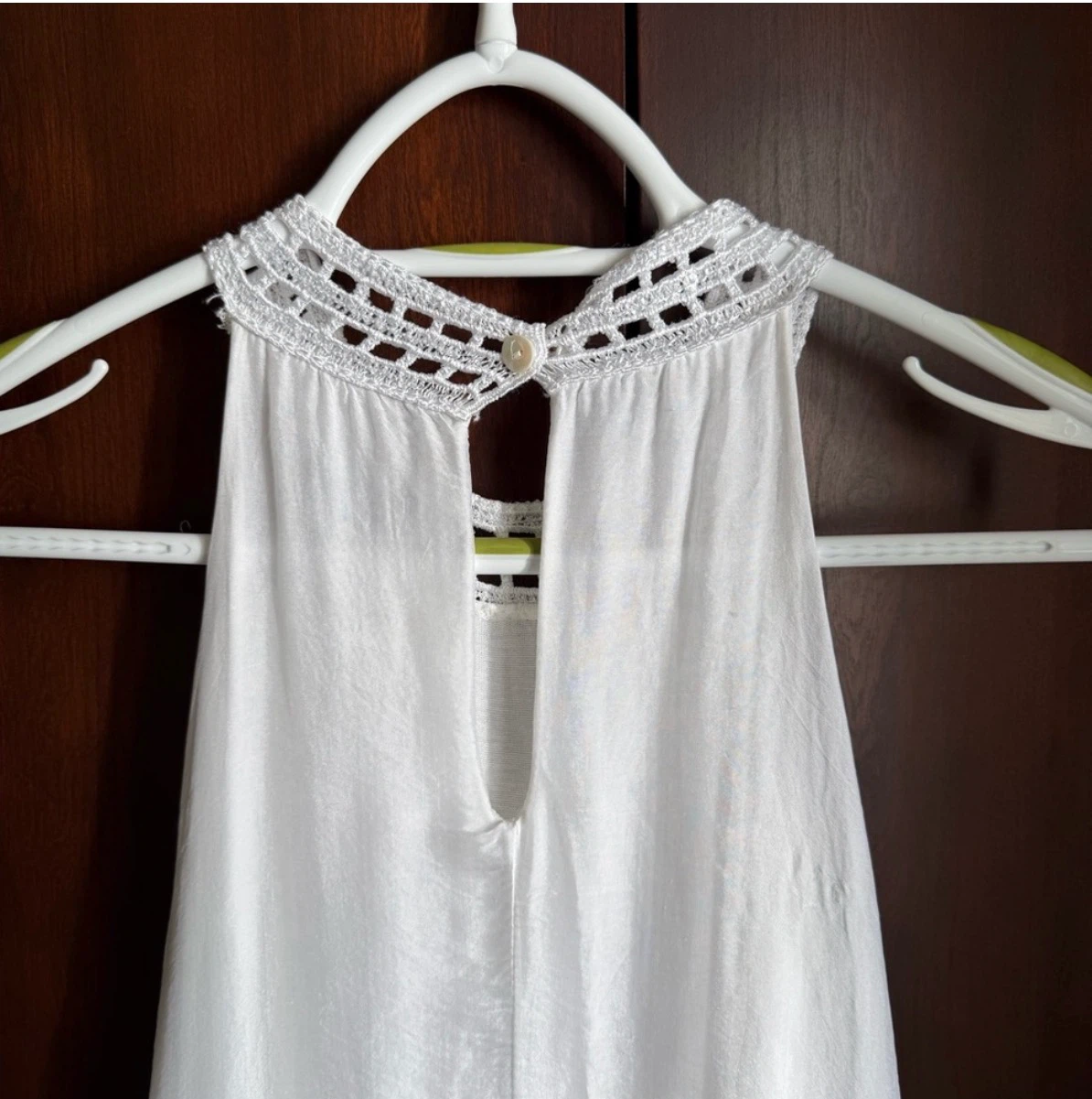 White Halter Midi Dress - photo 3