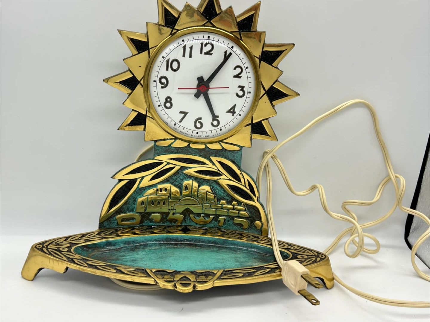 Vintage Art Deco Style Electric Clock - photo 2