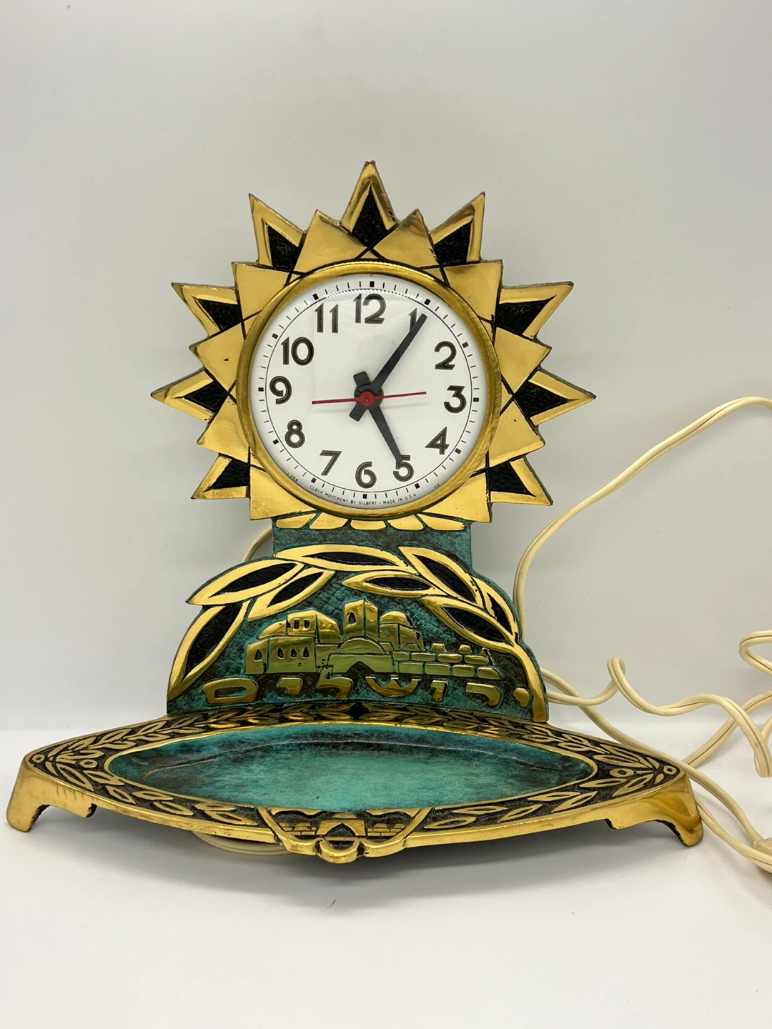 Vintage Art Deco Style Electric Clock