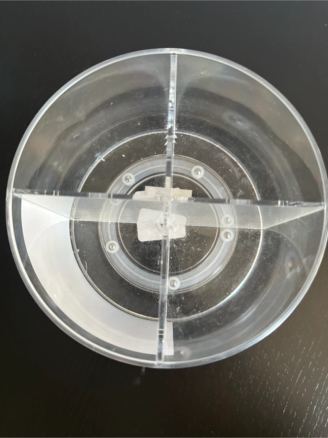 Clear Acrylic 4-Compartment Organizer - photo 2