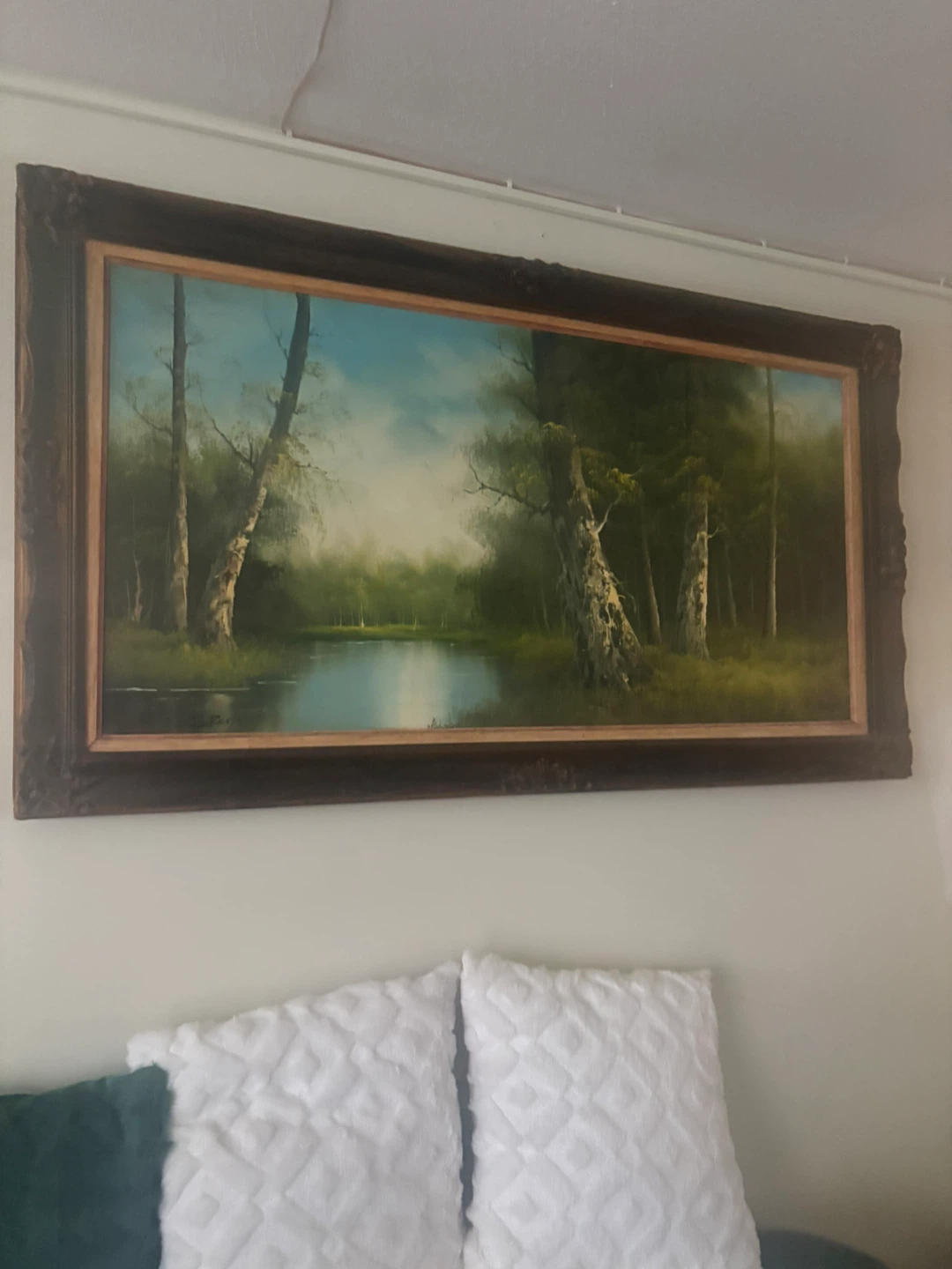 Vintage Landscape Oil Painting - photo 3