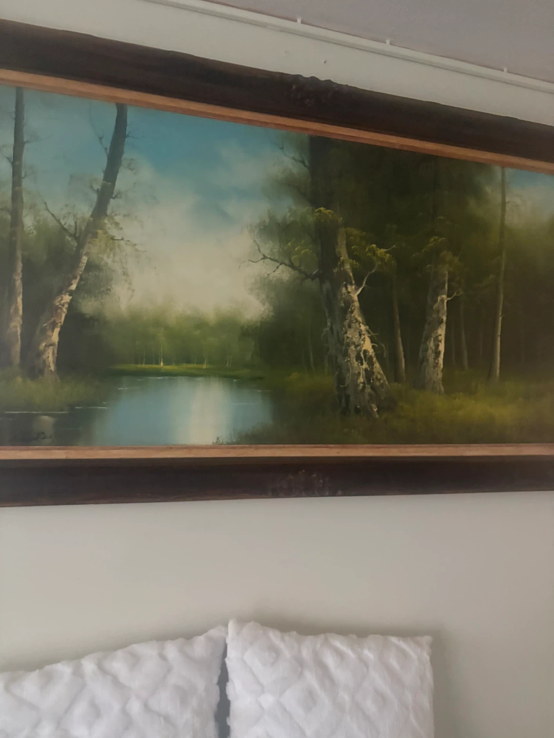 Vintage Landscape Oil Painting - photo 2