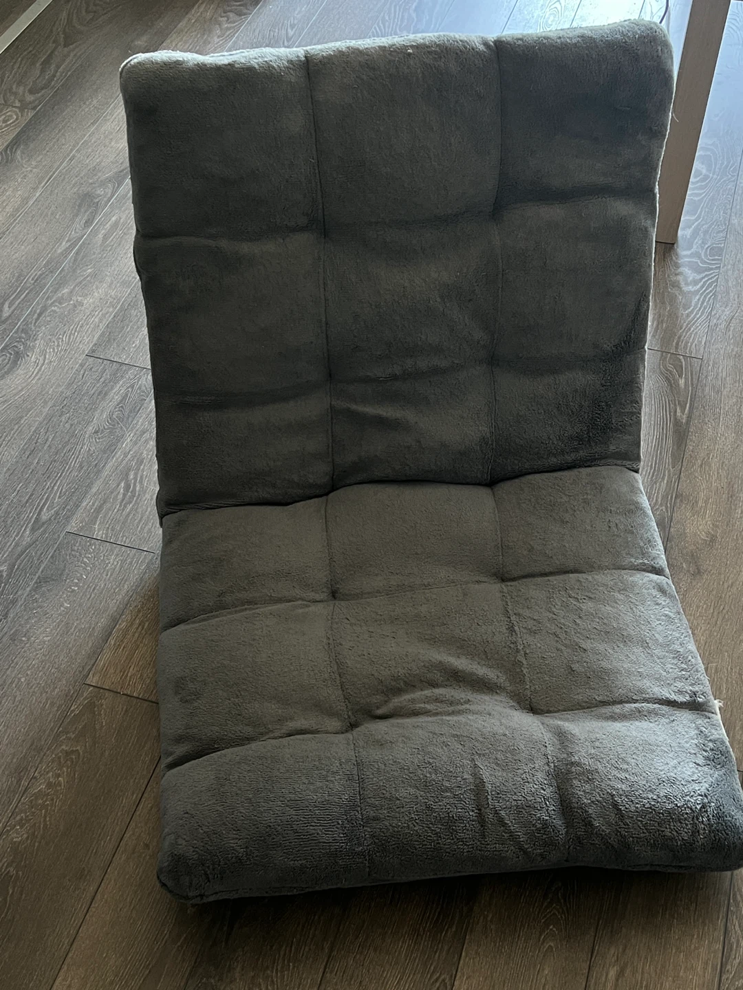 Giantex Folding Floor Chair Grey - photo 2
