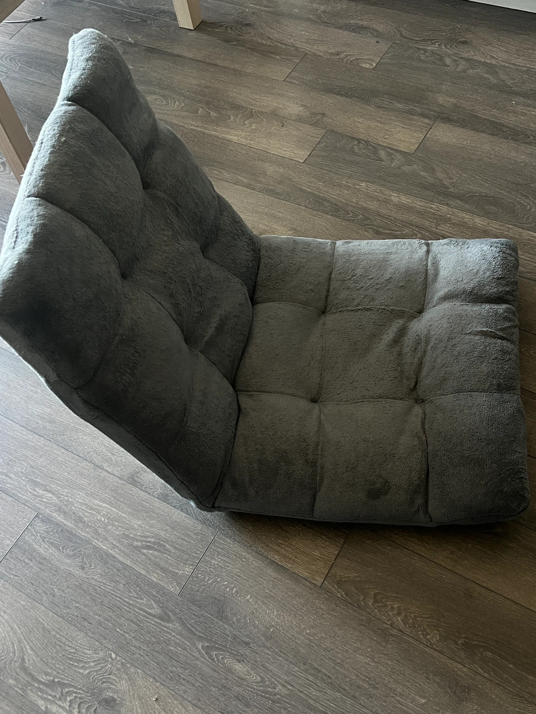 Giantex Folding Floor Chair Grey - photo 3