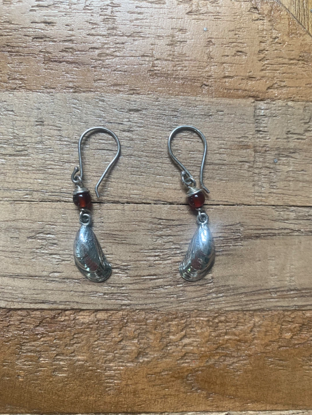 Sterling silver drop earrings
