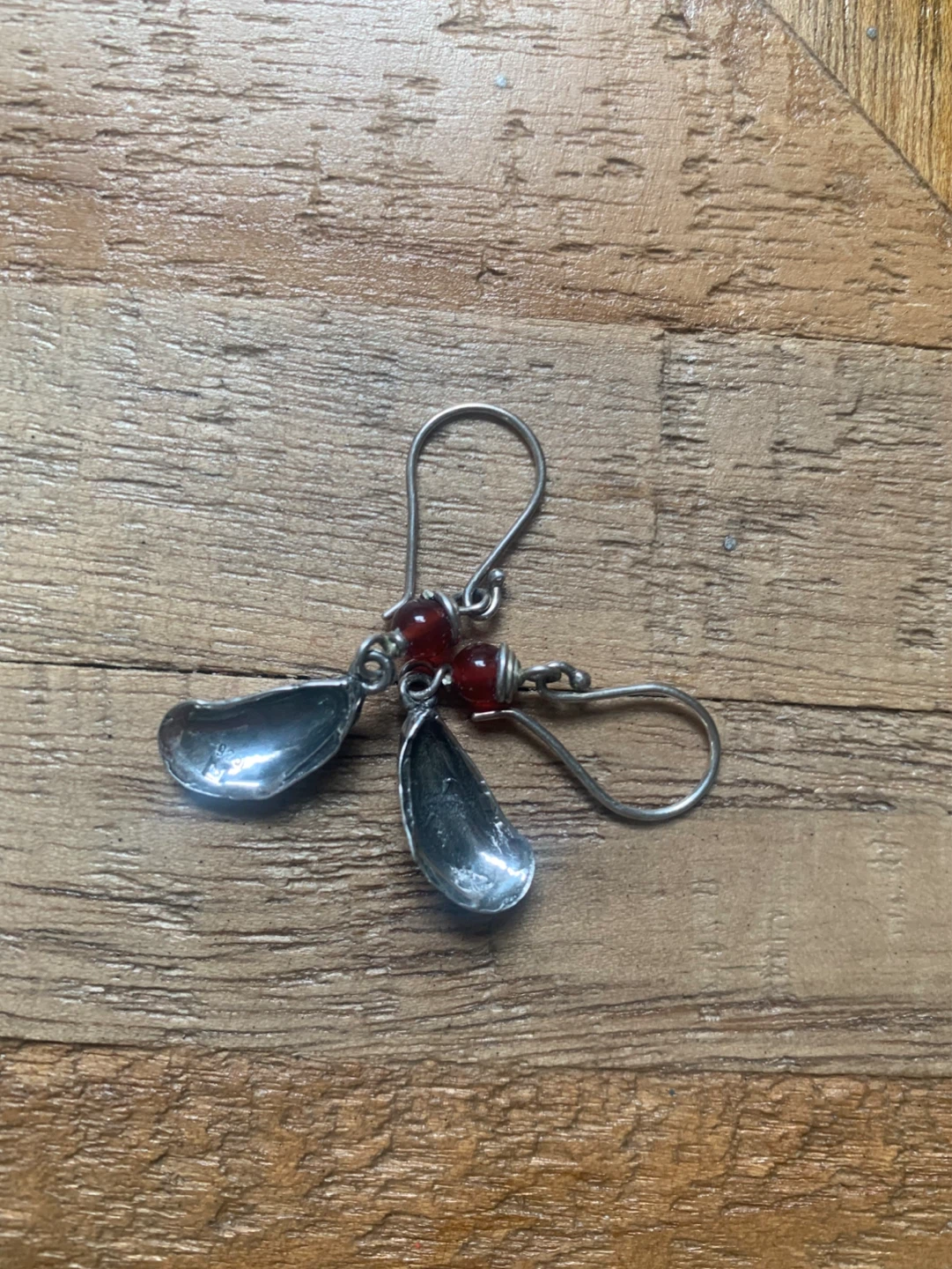 Sterling silver drop earrings - photo 3