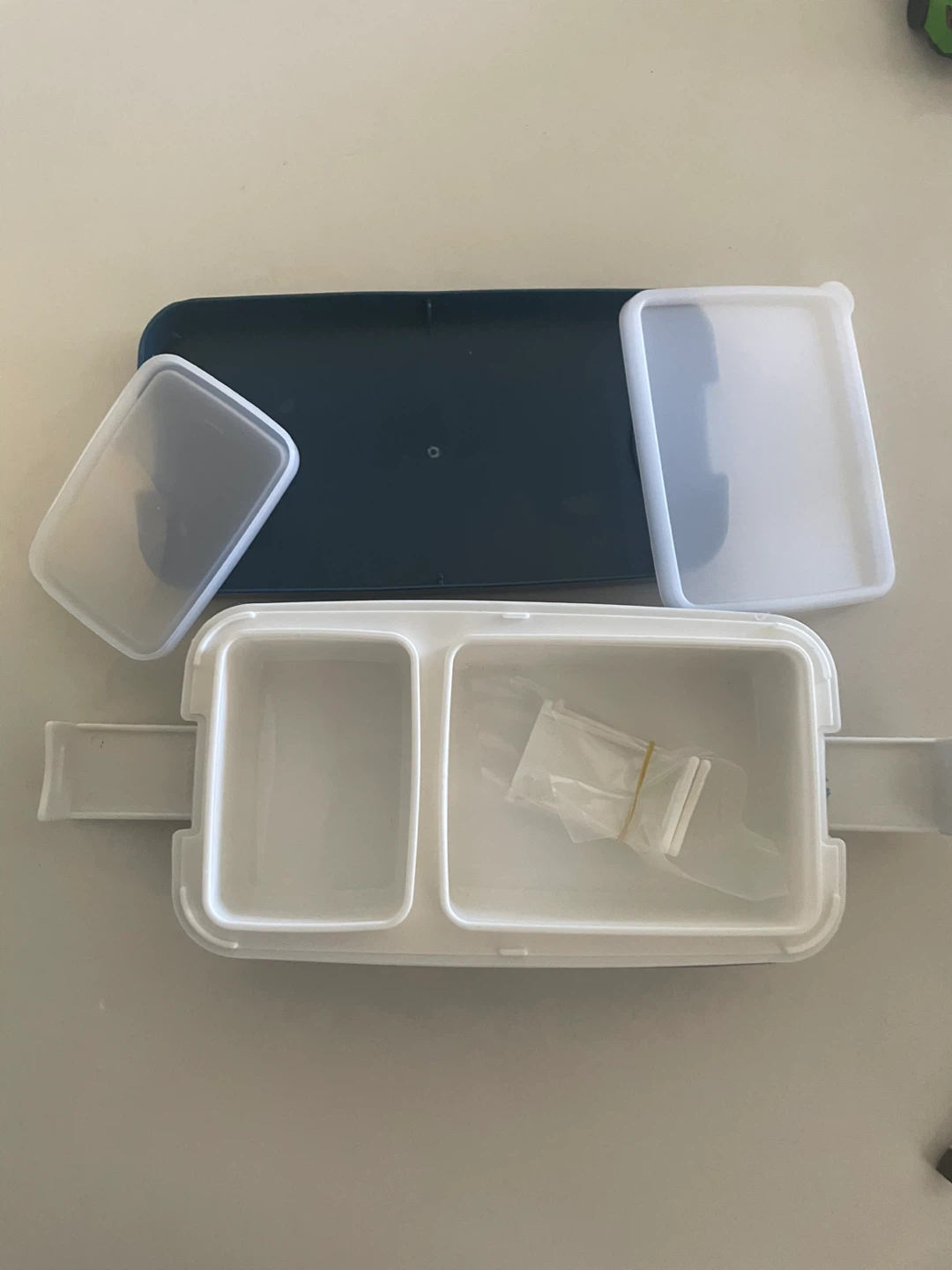 Cello Blue Lunch Box with Compartments - photo 2